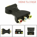 HDMI Male to 3 RCA Video Audio AV Adapter Component Converter for HDTV DVD Plug