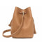 4pcs Set Women Bag Fashion Solid PU Single Shoulder Messenger Bags(Brown)