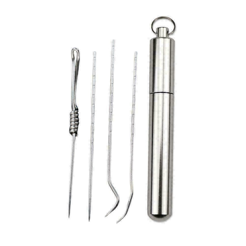 304 stainless steel toothpick collection set set portable Y4E9 he K8G6 mout Y3W0