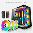 120mm PWM ARGB PC Chassis Case Fan Quiet 4 Pin RGB Cooling Fan for CPU Cooler