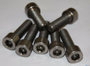 4pcs M4 x 16 Titanium Ti Screw Bolt Allen hex Socket Cap head / Aerospace Grade