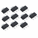 10Pcs Ams1117 3.3 Lm1117 3.3V 1A Sot 223 Voltage Regulator Nice ME