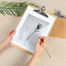 A4 Wooden Clipboard File Folder Stationary Board Hard Board Writing Plate C