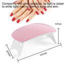 6 w UV/LED Lamp Mini Portable Nail Dryer USB Cable for the Gift Domestic Us H1P8