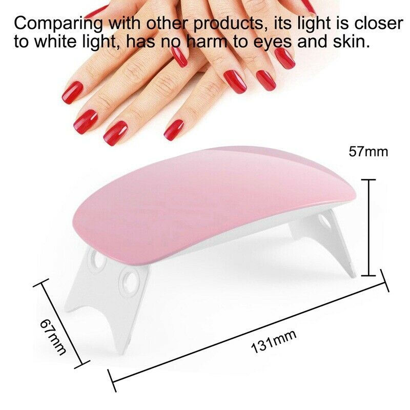 6 w UV/LED Lamp Mini Portable Nail Dryer USB Cable for the Gift Domestic Us H1P8