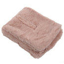 Women's Faux Rabbit Fur Scarf Autumn Winter Scarves Pink