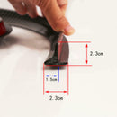 Rubber Car Fender Flare Wheel Eyebrow Protector Arch Trim Strip 1.5m KTA