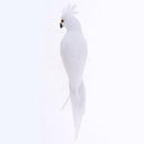 2x True to Nature Parrot Desktop Ornament Artificial Feathered Birds 35cm
