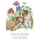 Two Dogs DIY Cross Stitch Kit 14CT Stamped Embroidery Home Decor (D236)