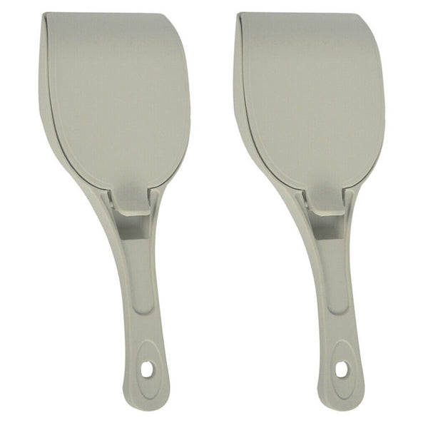 2 x  Hollow and Flip Cover Design Cat Litter Scooper, Non-Stick Free Storage