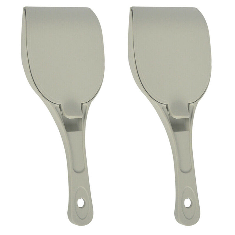 2 x  Hollow and Flip Cover Design Cat Litter Scooper, Non-Stick Free Storage