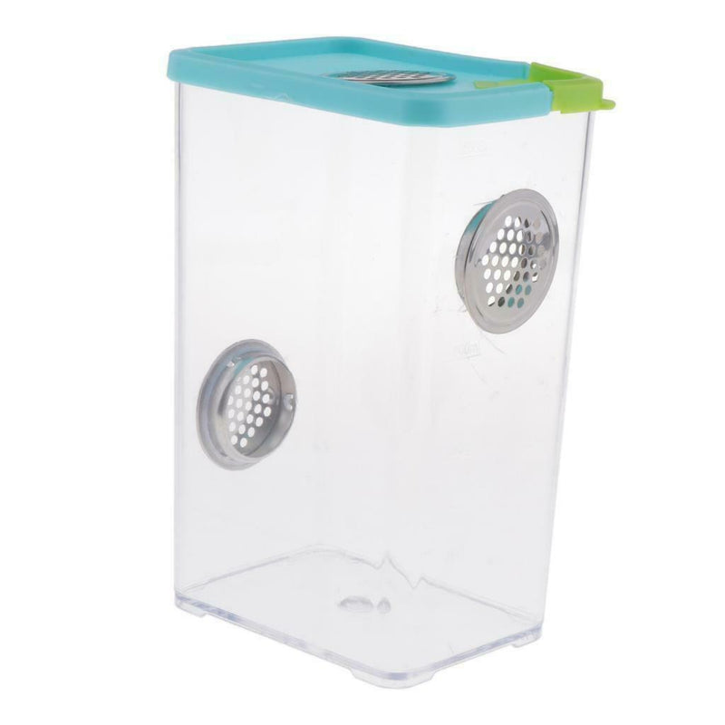 Set Of 2 Plastic Reptile Insect Spider Incubation Box Amphibians Breeding Boxes