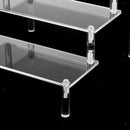 3 Ladder Tabletop Riser Display Protection Removable Rack Stand Organizer