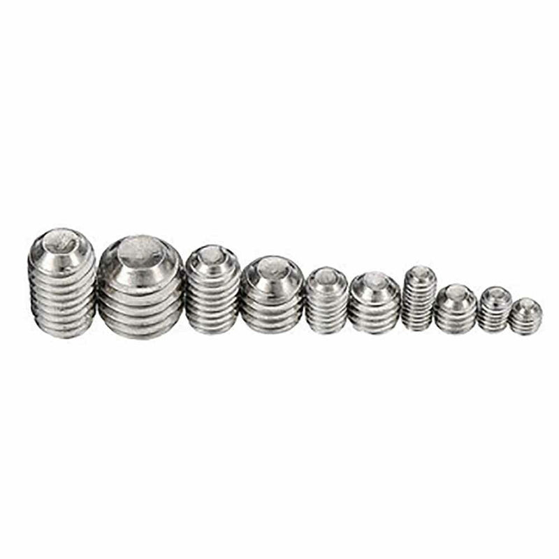Hot Steel Allen Socket Hex Set Grub Screw Cup Point Assortment Kit