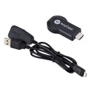 1080P WiFi HDMI Anycast Miracast Airplay TV Wireless Display Adapter For Windows