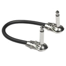 3Pcs 15Cm/ 6In 6.35Mm Male Guitar Effect Pedal Instrument Patch Cable 1/4 I