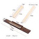Rosewood Guitar Bridge with Nut Saddle for Acoustic Classical Guitar Parts