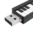 8GB Piano USB2.0 Flash U disk Black and white B7Y2