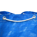 High-Capacity Drawstring Leaf Bag Garden Garbage Rubbish Storage Bag, Blue