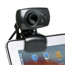 Full HD 50MP Webcam USB 3 LED Video Camera w/ Microphone for PC Laptop Clip-on b