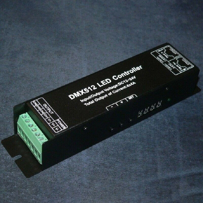 Dmx 512 Decoder Driver Dmx512 Rgbw Controller For Rgbw Led Strip Light 12V- X6W2