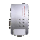VGA to AV TV RCA Composite Converter Adapter S-video Box for PC Laptop Wind