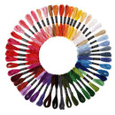 50 Colors Cotton Thread Floss Sewing Skeins Cross Stitch Kit For Embroidery Soft