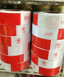 Truck Reflective Conspicuity Tape wihte red 10PC 3mx5cm