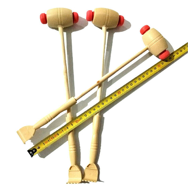 1xDurable Bamboo Massager Back Scratcher Wooden Body Roller Stick Backscratc_kz