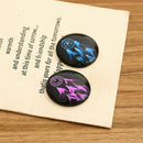 50 PCS Mixed dream catcher photo round dome glass cabochons 12mm diy handma E9Q8