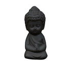 Black Pottery Handcraft Kongfu Tea Pet Decor Buddha Monk Home Decor Craft