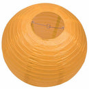 1x Round Paper Lanterns Lamp Shade Wedding Decoration 18inch/45cm, Orange K8M4