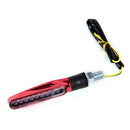 1x motorcycle turn signal light led indicator universal blinker flasher red OZ