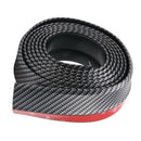 Car 2.5m Carbon Fiber Front Bumper Lip Splitter Chin Spoiler Trim Protector Z2J6