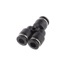 20x OD 6mm&8mm 1/2'' Y Union Pneumatic Push Connector Air Line Fittings New