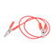 1Pair 40CM 5A Double Alligator Clip Clamp Test Booster Jumper Cable Red balck JR