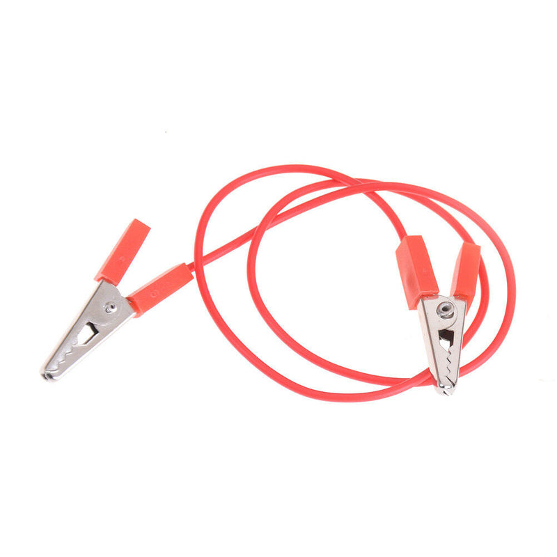 1Pair 40CM 5A Double Alligator Clip Clamp Test Booster Jumper Cable Red balck JR