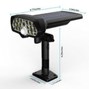 Led Solar Light Shark Pir Motion Sensor Solar Lamp Waterproof Solar Powered