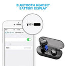 Sports Y30 Bluetooth 5.0 TWS Earphone Headset Touch Control Black for Cell Phone