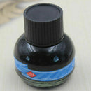 60ml Blue Calligraphy Fountain Pen Smooth Ink Glass Bottle Office Supplies O2T7
