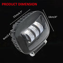 6D Lens 5 Inch Round Square Led Work Light 12V For Car SUV Trucks 4x4 Motorcycle