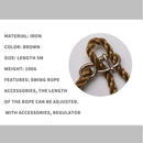 Kids Indoor Outdoor Swing Hanging Strap Snap Hook Rope Swing Accessories Set