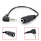 2.5mm Male To 3.5mm Female Earphone Converter Cable Stereo Headphone AdapteB ES