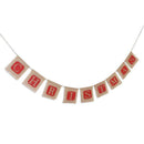 Merry Christmas Jute Burlap Banners,Christmas Banner,Christmas Decoration