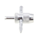 4Pcs Wheel Rim Tire Valve Stem Core + Valve Core Remover Tool for Auto Car