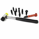 Paintless Dent Repair Hail Removal Tools Kit Tap Down Pen With 9 Heads Pdr