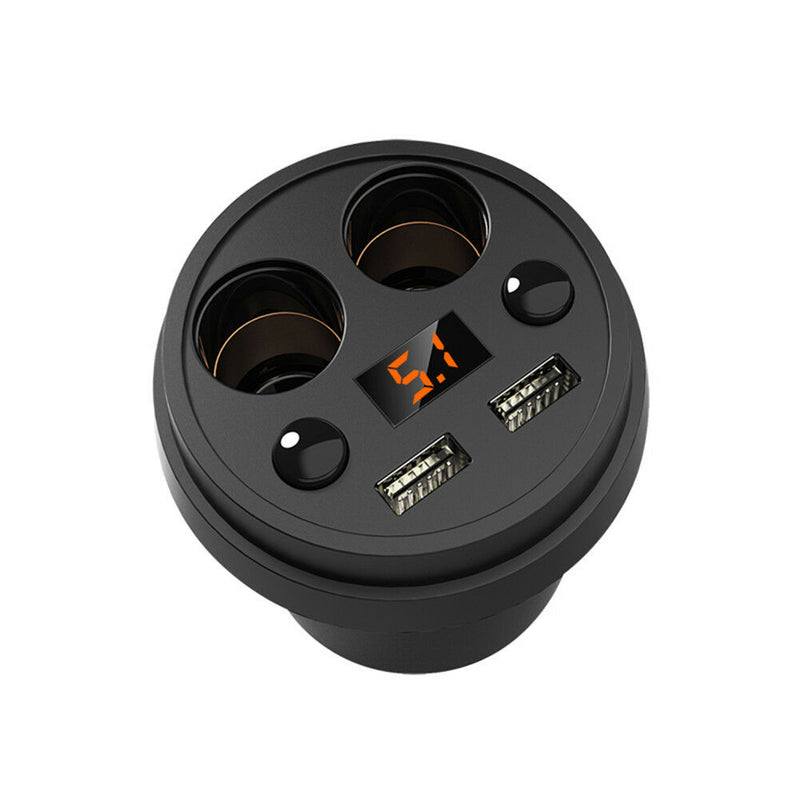 Car Cigarette Lighter Dual USB 2 Way Twin Socket Splitter Charger Power Adapter