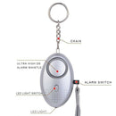 4X(Emergency Personal Alarm, Security Alarm Key Chain With Led Flashlight -L4O2)