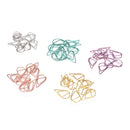 Office Decor Metal water drop shape Paper clip 10X/set Bookmark Clip golden B Kw