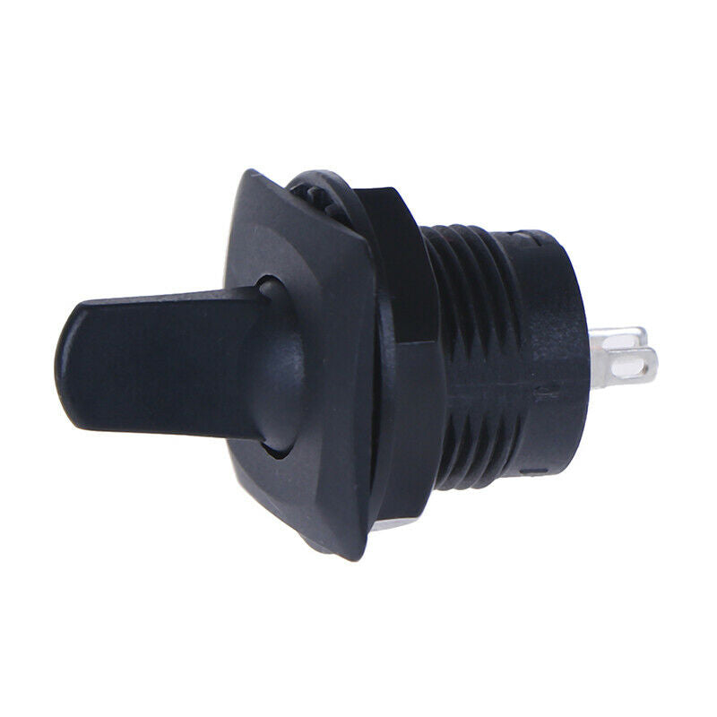 R13-402A Black 2Pin ON-ON Maintained 2Position SPDT Round Toggle Switch J Kw